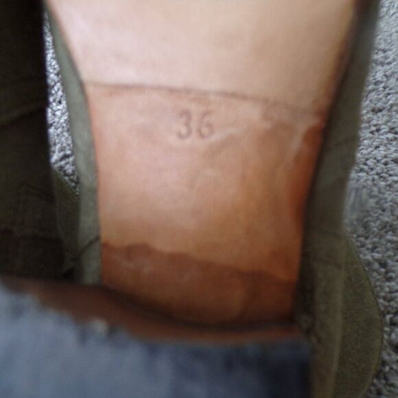 Isabel Marant suede green dicker boots 36 - Picture 7 of 11